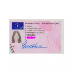 ITALIAN DRIVER’S LICENSE