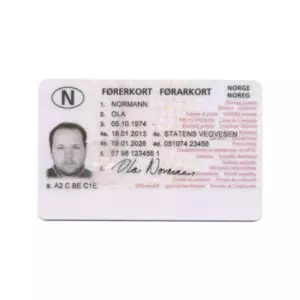 NORWAY DRIVER’S LICENSE